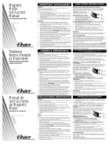Oster 78123 User manual