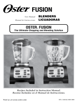 Oster Oster Fusion Blenders The Ultimate Chopping and Blending Solution User manual