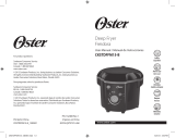 Oster Deep Fryer Freidora User manual