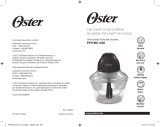 Oster TOP CHOP 4-CUP CHOPPER User manual