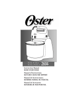 Oster Hand/Stand Mixer 2604 User manual