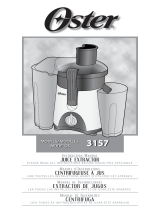 Oster Juice Extractor 3157 User manual
