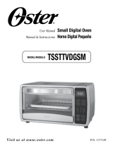 Oster Small Digital Oven TSSTTVDGSM User manual