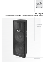 Peavey PV215D User manual