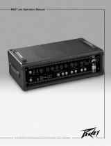 Peavey Max 700 Bass Amplifier Head Max 700 User manual
