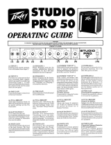 Peavey Pro 50 User manual