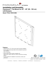 Peerless Industries PWV210/BK User manual
