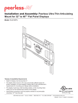 Peerless Industries SUA746PU User manual