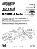 Peg-Perego Case IH Tractor and Trailer User manual