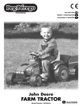 Peg Perego John Deere Farm Tractor User manual