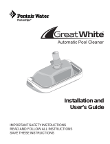 Pentair GreatWhite Automatic Pool Cleaner User manual