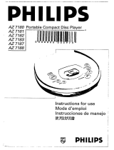 Philips AZ 7187 Owner's manual