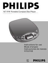 Philips AZ7376 User manual