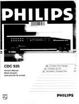Philips CDC 935 User manual