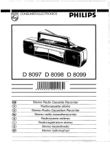 Philips D 8099 User manual