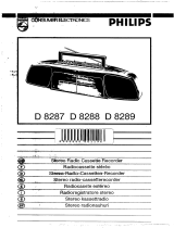 Philips D 8288 User manual