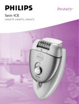 Philips hp 6473 satin ice optima User manual