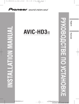 Pioneer AVIC HD3 II Owner's manual