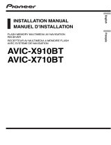 Pioneer AVIC-X710BT Installation guide