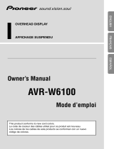 Pioneer AVR-W6100 User manual
