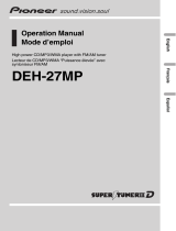Pioneer DEH-27MP User manual