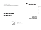 Pioneer DEH-X5500HD User manual