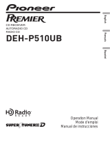 Pioneer DEH-P510UB User manual
