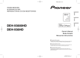 Pioneer DEH-X5600HD User manual