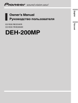 Pioneer DEH-200MP User manual