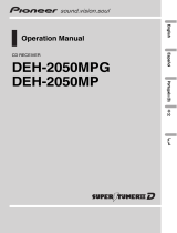 Pioneer DEH-2050MPG User manual