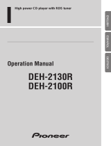 Pioneer DEH-2100R User manual