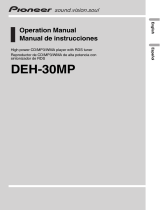Pioneer DEH-30MP User manual