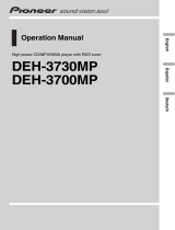 Pioneer DEH-3730MP User manual