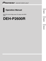 Pioneer DEH-P2600R User manual