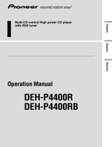 Pioneer DEH-P4400RB User manual