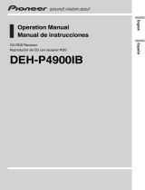 Pioneer DEH-P4900IB User manual