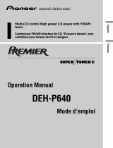 Pioneer DEH-P640 User manual