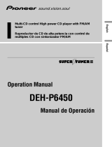 Pioneer DEH-P6450 User manual