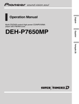 Pioneer DEH-P7650MP User manual