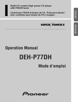 Pioneer DEH-P77DH User manual