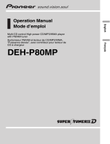 Pioneer DEH-P80MP User manual