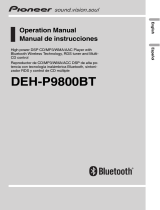 Pioneer DEH-P9800BT User manual