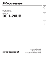 Pioneer DEH20UB User manual