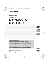 Pioneer DV-410V-K User manual