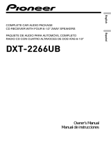 Pioneer DXT-2266UB User manual