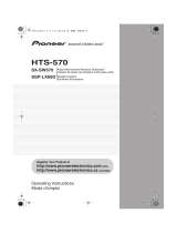 Pioneer HTS-570 User manual