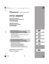 Pioneer HTZ-360DV User manual