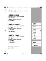 Pioneer HTZ363DVD User manual