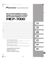 Pioneer MEP-7000 User manual