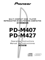 Pioneer PD-M407 User manual